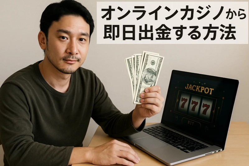 オンラインCasinoから即日出金する方法